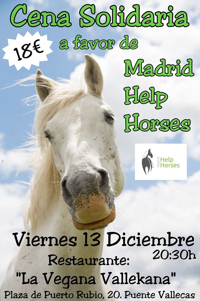 Cena Solidaria A Favor De Madrid Help Horses