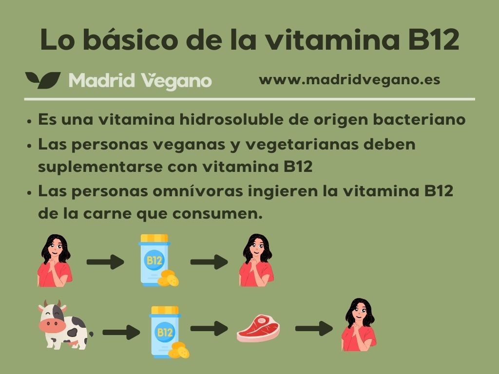 Comer vegano y equilibrado: vitamina B12