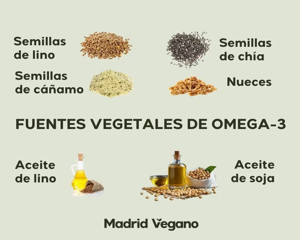 Comer vegano y equilibrado: fuentes vegetales de omega-3