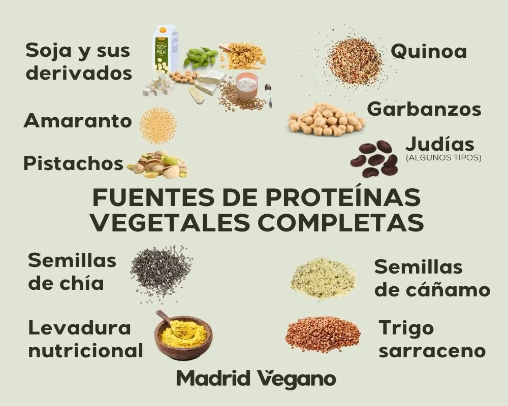 Comer vegano y equilibrado: fuentes vegetales de proteínas