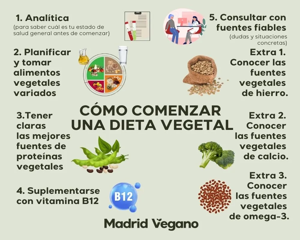 Cómo comenzar una dieta vegana con sentido común